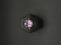 Ringe Artigianale Dame in Gelbgold Ametista 352-AM TORSADE